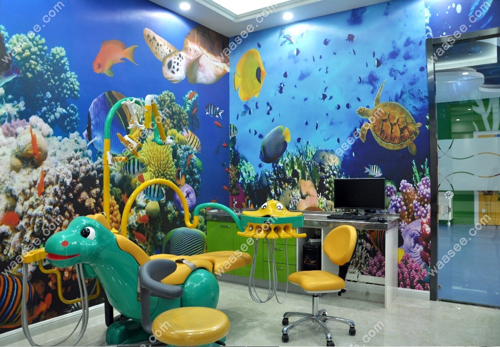 淄博牙科的儿童就诊室