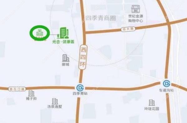 北京齿明口腔的周边环境图