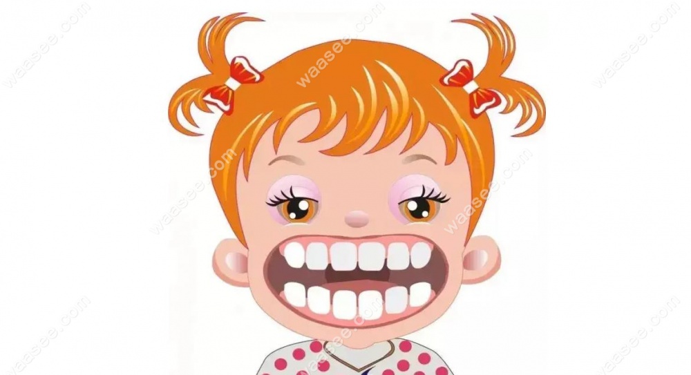 儿童牙齿矫正示意图waasee.com