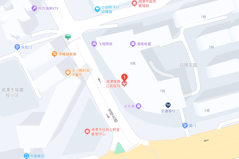 湘潭唯雅口腔医院位置