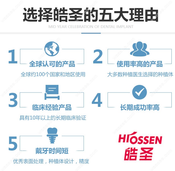 皓圣种植体是几级钛材料
