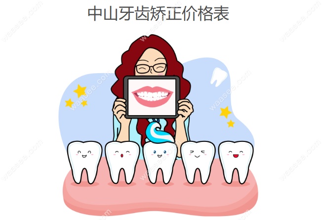 中山牙齿矫正价格表www.waasee.com