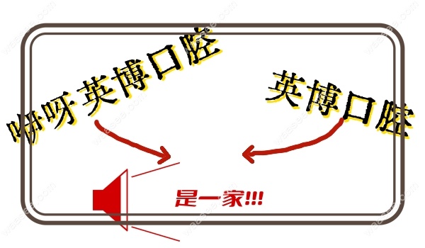 咿呀英博口腔和英博是一家