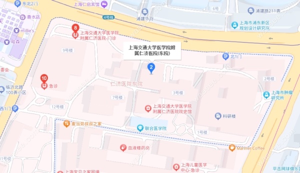 上海仁济医院口腔科设有四个院区