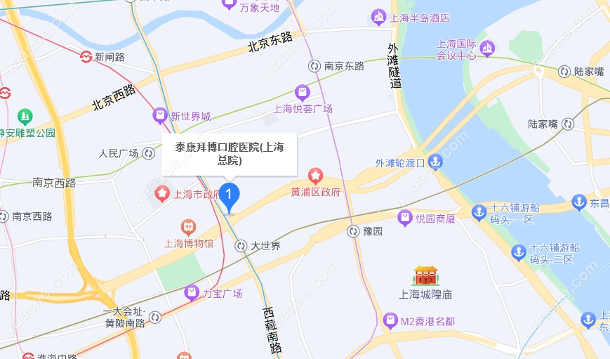 上海拜博口腔医院总部地址/电话