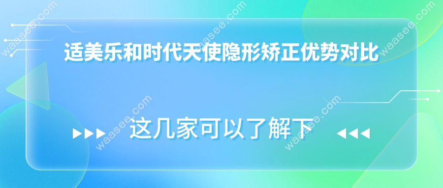 适美乐和时代天使隐形矫正优势对比