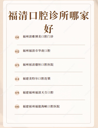 福清口腔诊所排名