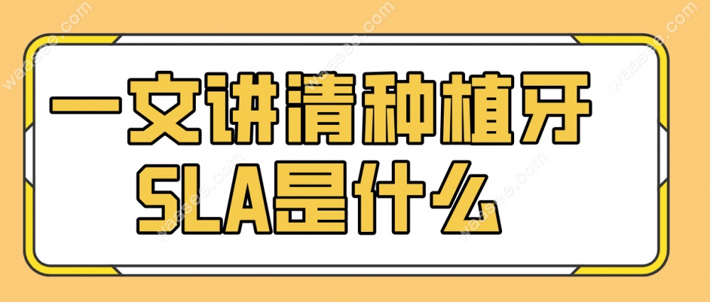 一文讲清楚sla是什么waasee.com
