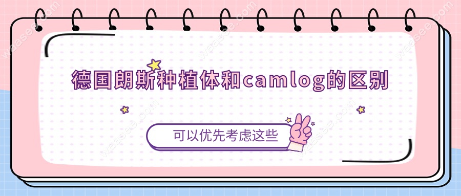 德国朗斯种植体和camlog的区别