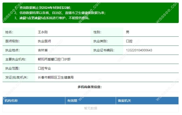 王永刚医生资质waasee.com
