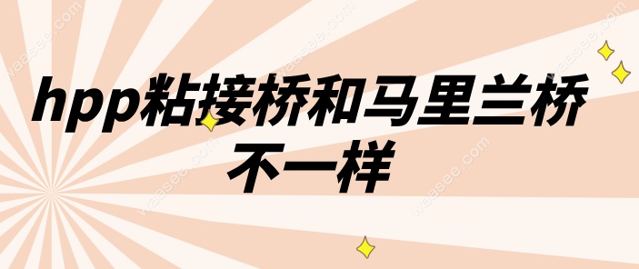 hpp粘接桥和马里兰桥不一样waasee.com