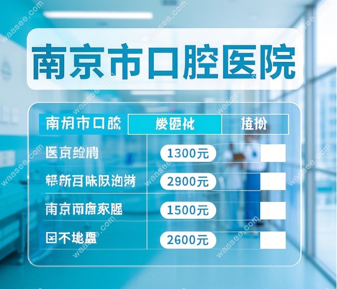 南京市口腔医院价格