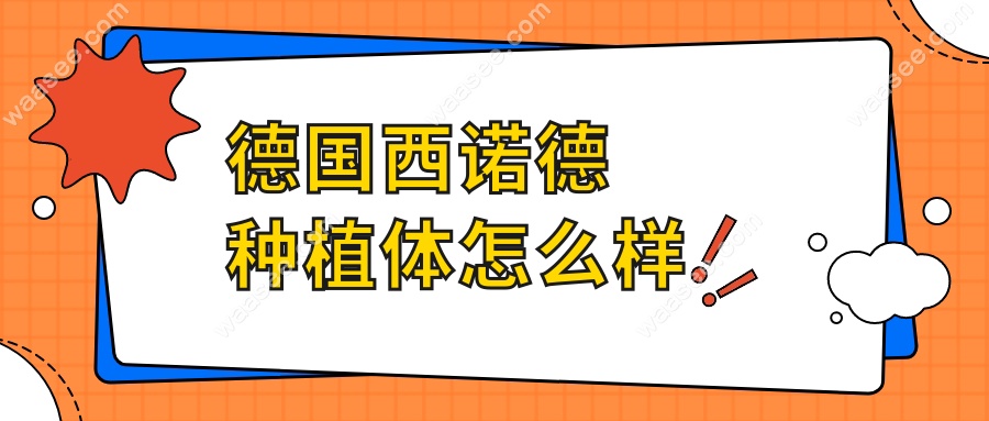 德国西诺德种植体怎么样