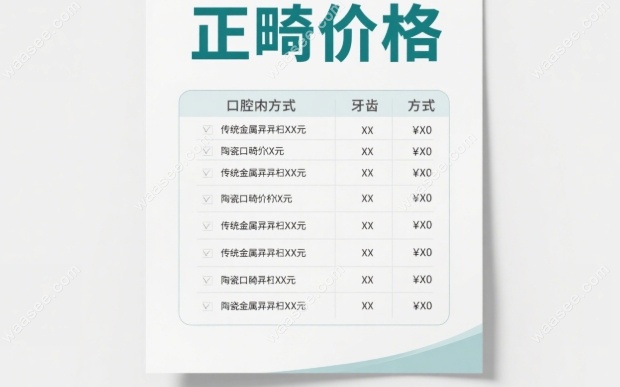 湘雅口腔隐形矫正价格