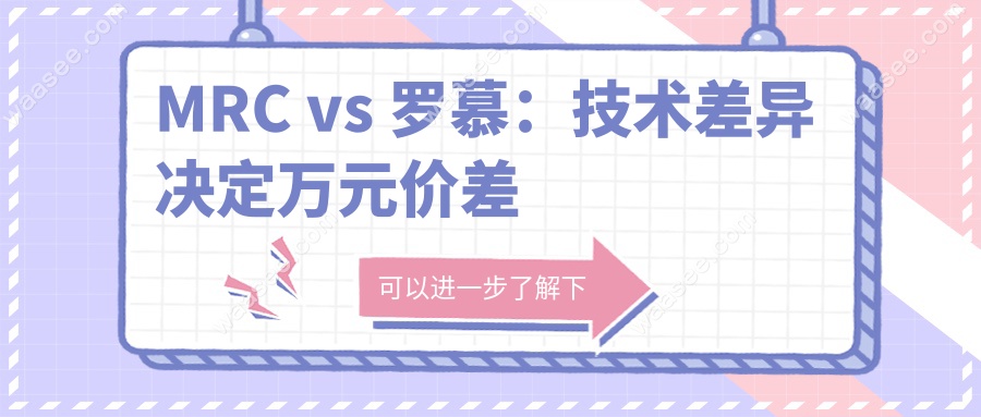MRC vs 罗慕：技术差异决定万元价差
