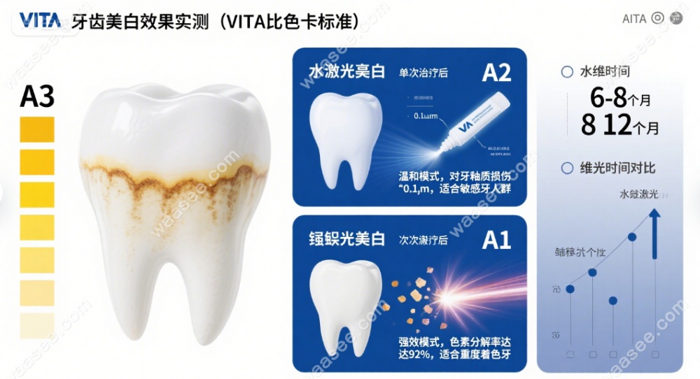 牙齿美白功效