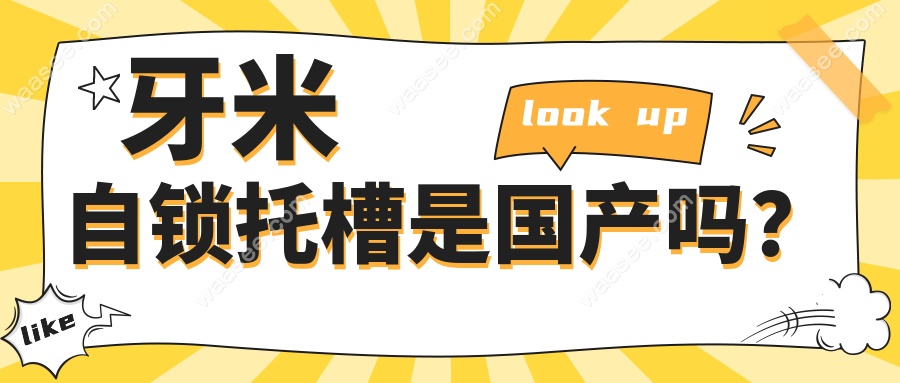 牙米自锁托槽是国产吗？内行人：上海制造，性价比超进口
