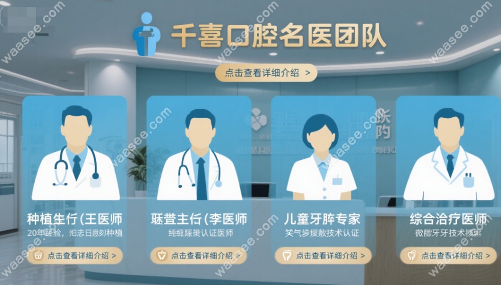 深圳千喜口腔医生团队介绍+出诊时间+预约挂号+口碑评价
