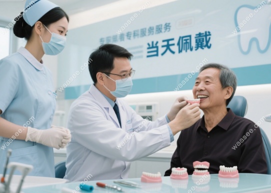 实地探访当天佩戴的西安吸附性义齿10家正规医院服务对比！