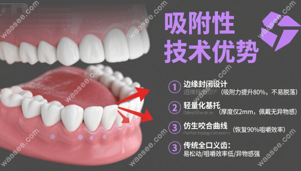 吸附性义齿