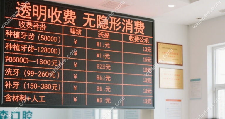 大洼森森口腔收费透明