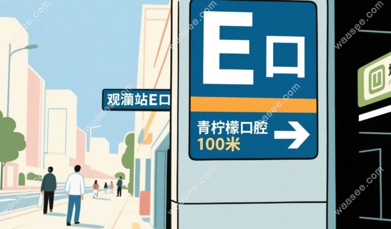 深圳青柠檬口腔地铁路线