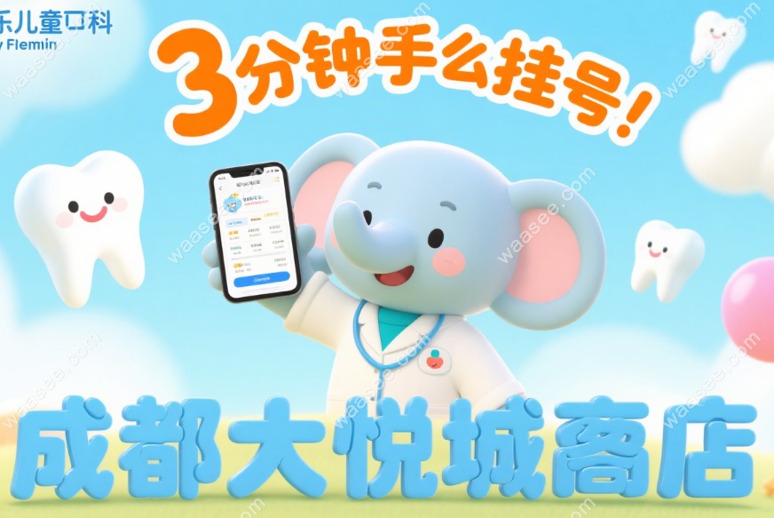 成都多乐儿童齿科大悦城店预约:3分钟搞定挂号:正畸不踩雷