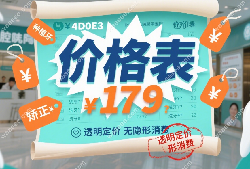 新沂苏贝口腔价格表及门店信息，含牙科全套价目表和疗效