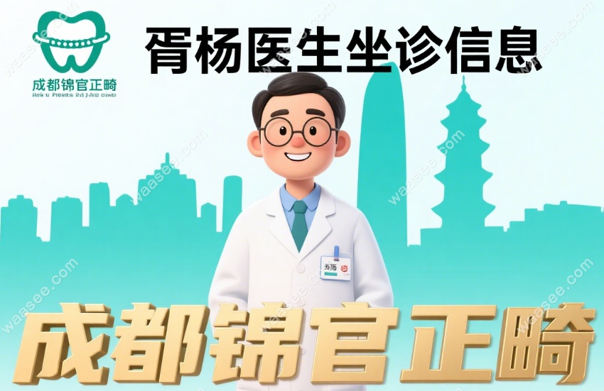 胥杨医生坐诊地点在哪?成都锦官正畸亲测,含挂号+真实体验