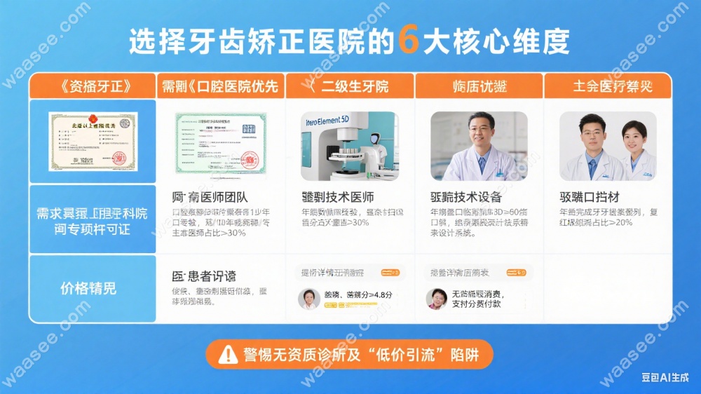 北碚牙齿矫正哪家医院好点?6家口碑牙科推荐，看完不纠结！