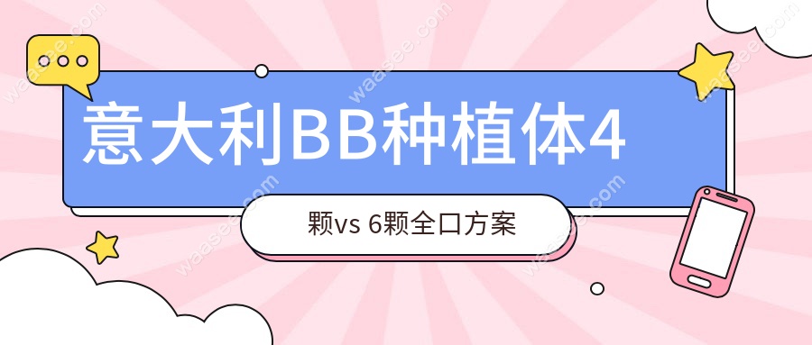 意大利BB种植体4颗vs 6颗全口方案