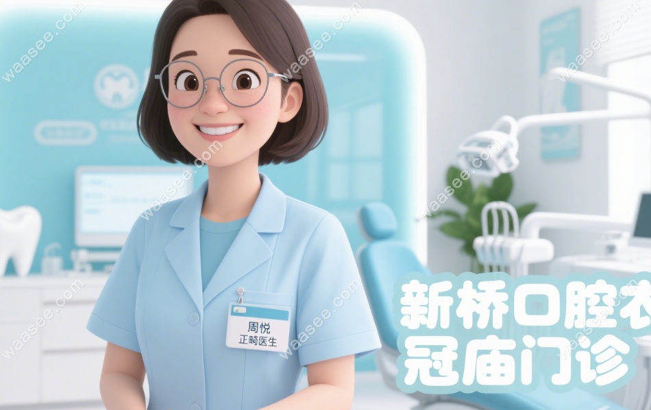 ​​新桥口腔周悦医生正畸好-坐诊衣冠庙,口碑爆火,附简介