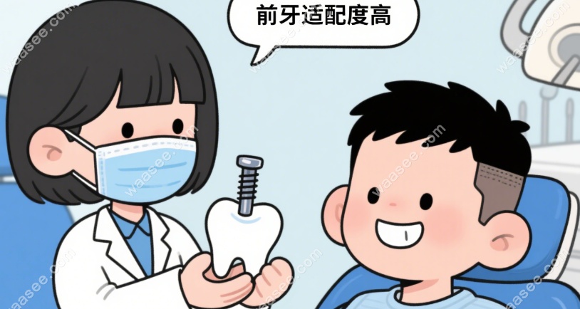 前牙适配度高