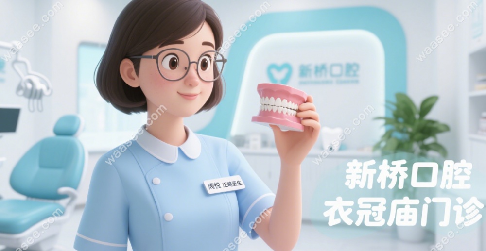 新桥口腔周悦医生正畸好 - 坐诊衣冠庙