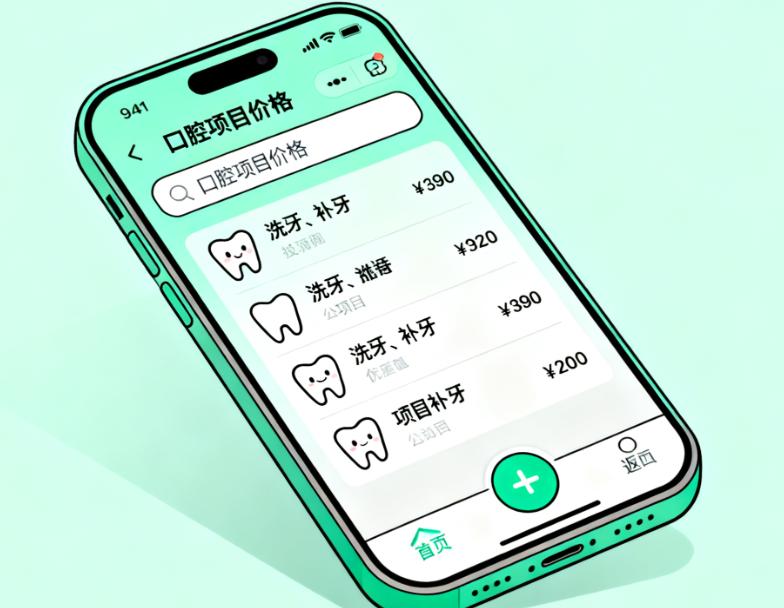 成都新津甜美口腔价格表