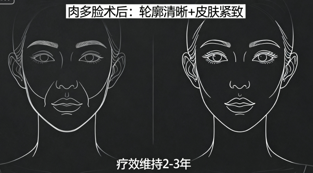 为什么肉多脸型做网兜提升术疗效更惊艳